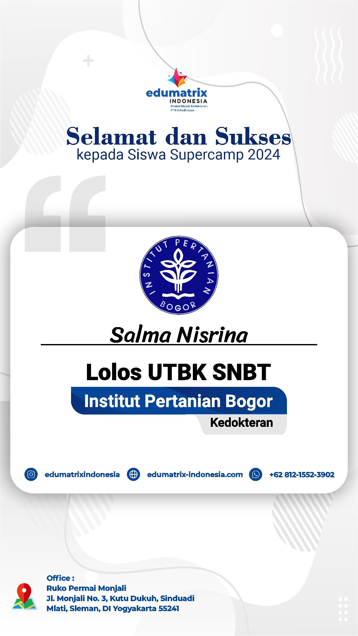 Salma Nisrina potrait
