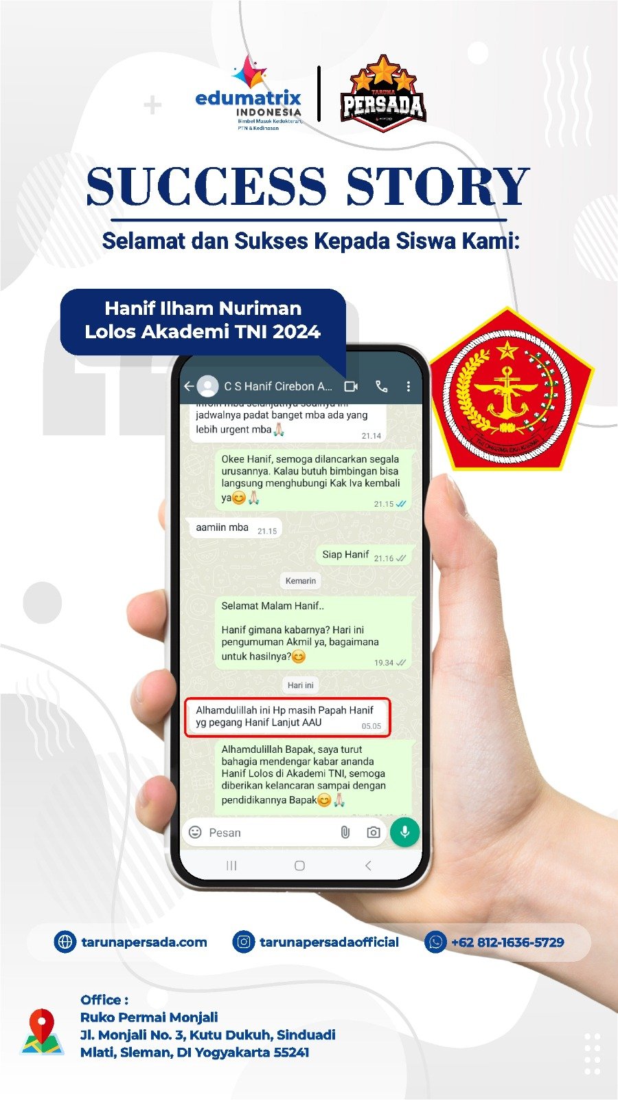 Success_Story_Tni_Polri_Hanif_Potrait Success_Story_Tni_Polri_Hanif_Potrait