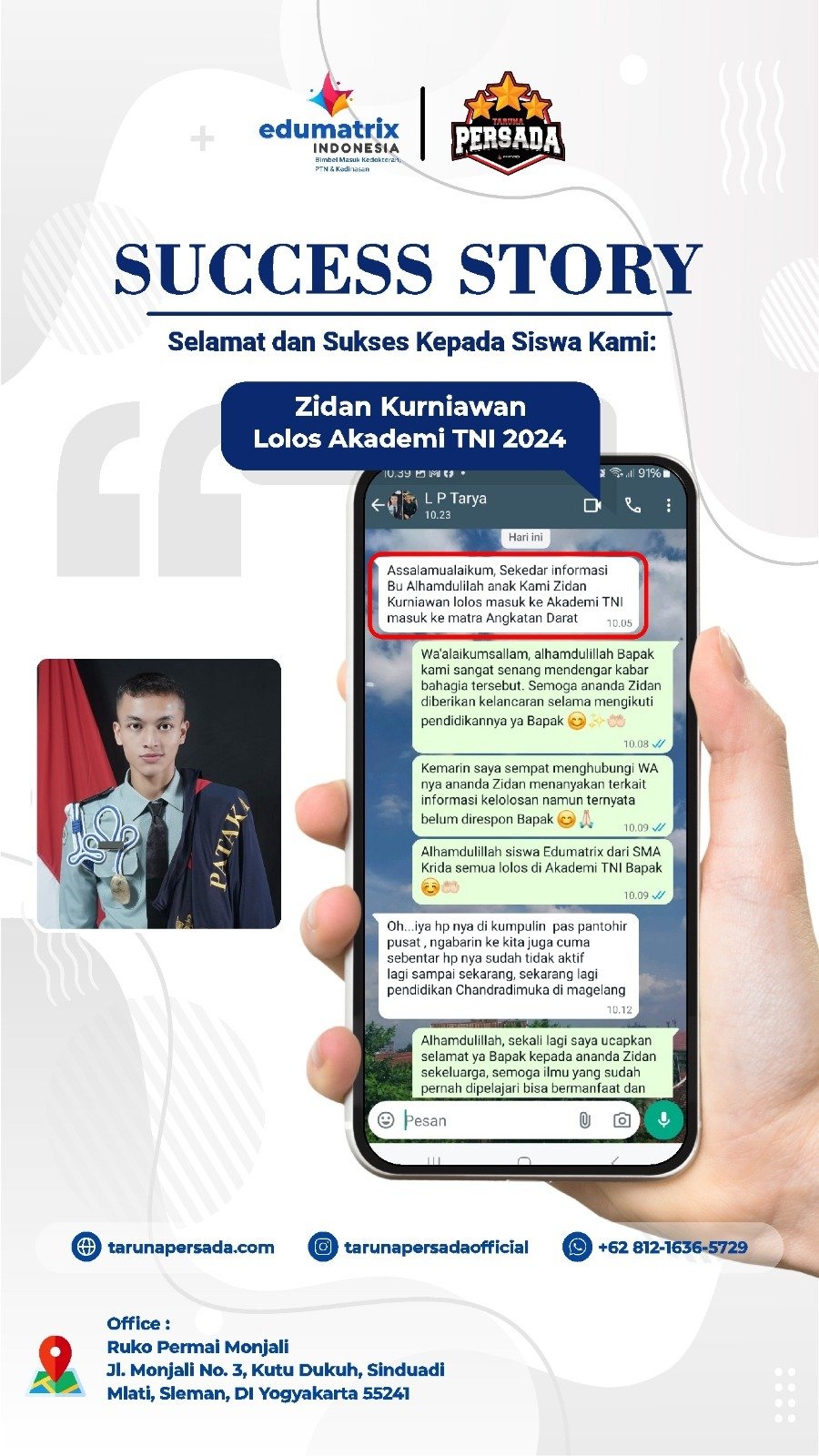 Success_Story_AKADEMI_TNI_Potrait Success_Story_AKADEMI_TNI_Potrait